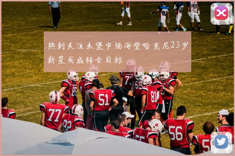 热刺关注米堡中场海登哈克尼23岁新星或成转会目标